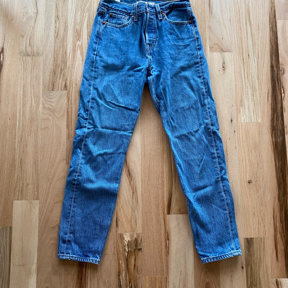 Levi's Women's Wedgie Straight Blue Jeans